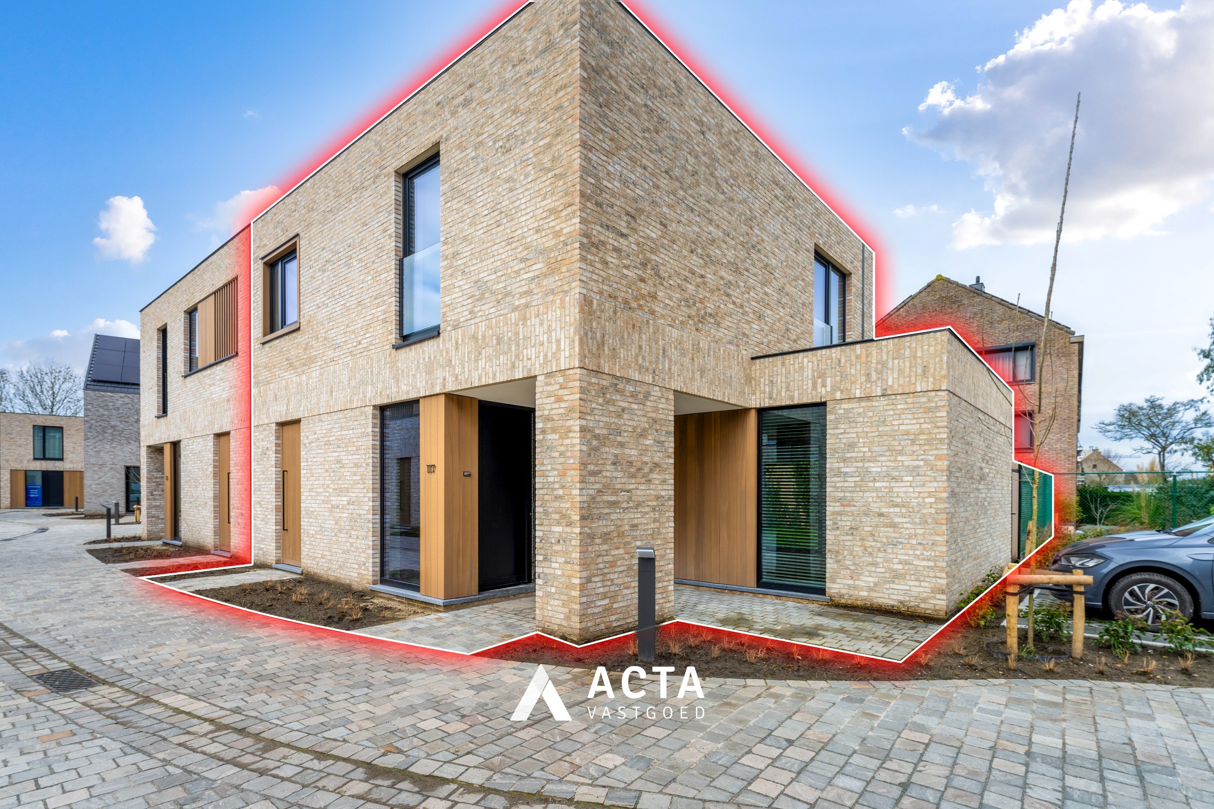 Nieuwbouwwoning met drie slaapkamers en tuin in hartje Mariakerke! 