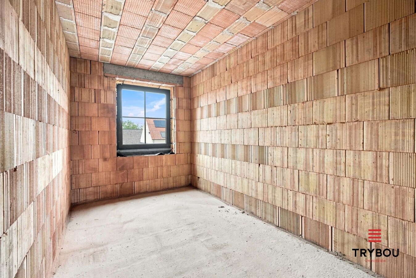 Ruime casco halfopen nieuwbouw met loods van 194m² in Merkem! 