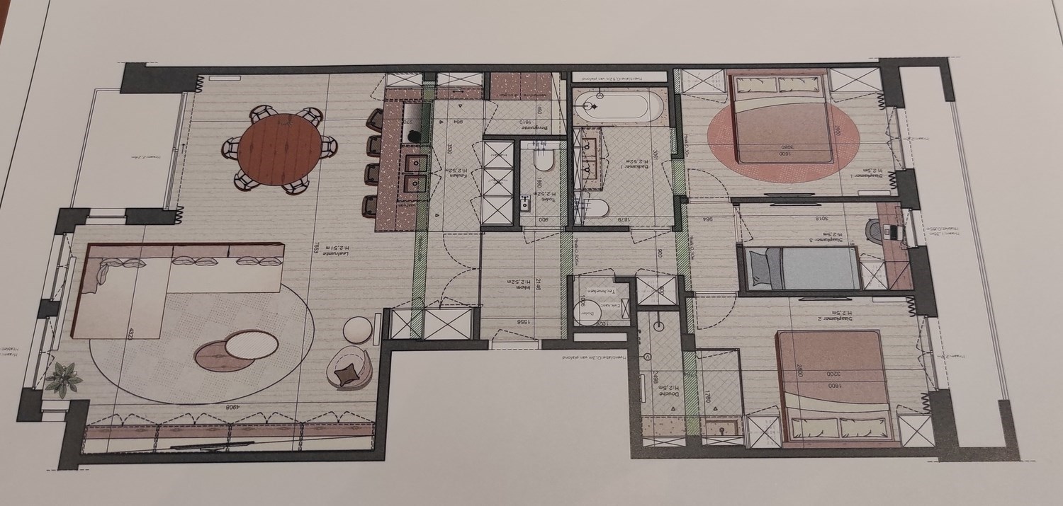 Non meublé - Neuf - Appartement luxueusement rénové avec 3 chambres et une vue dégagée sur la place du Bourgmestre Frans Desmidt. 