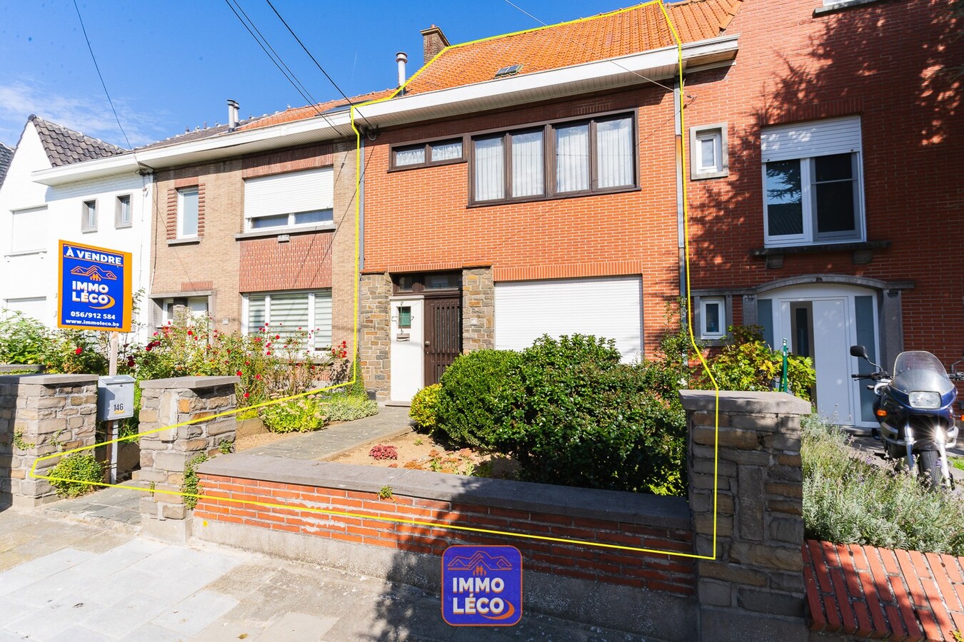 Maison avec jardin située dans une rue prisée ! Excellent potentiel ! 