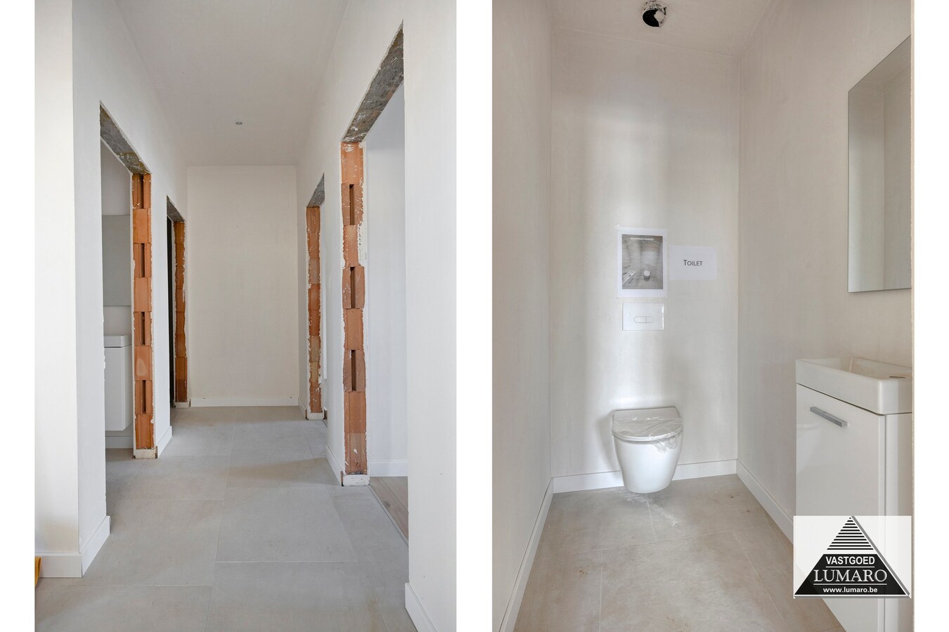 Nieuw gelijkvloers appartement met terras en tuintje 