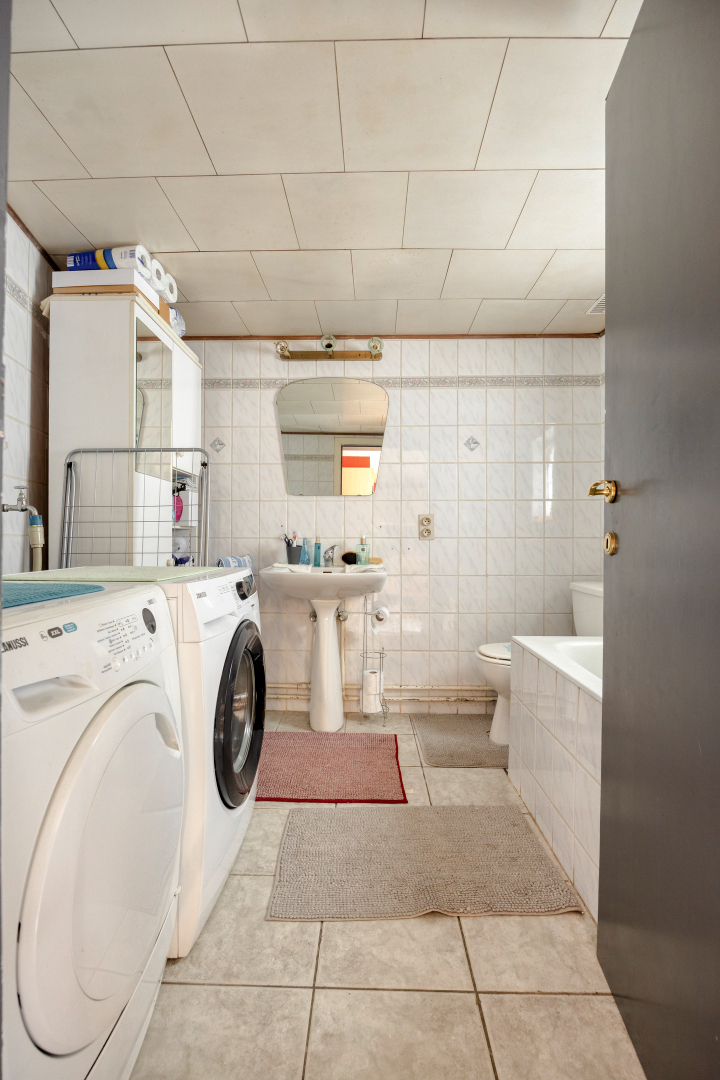 Wasplaats-badkamer gelijkvloers