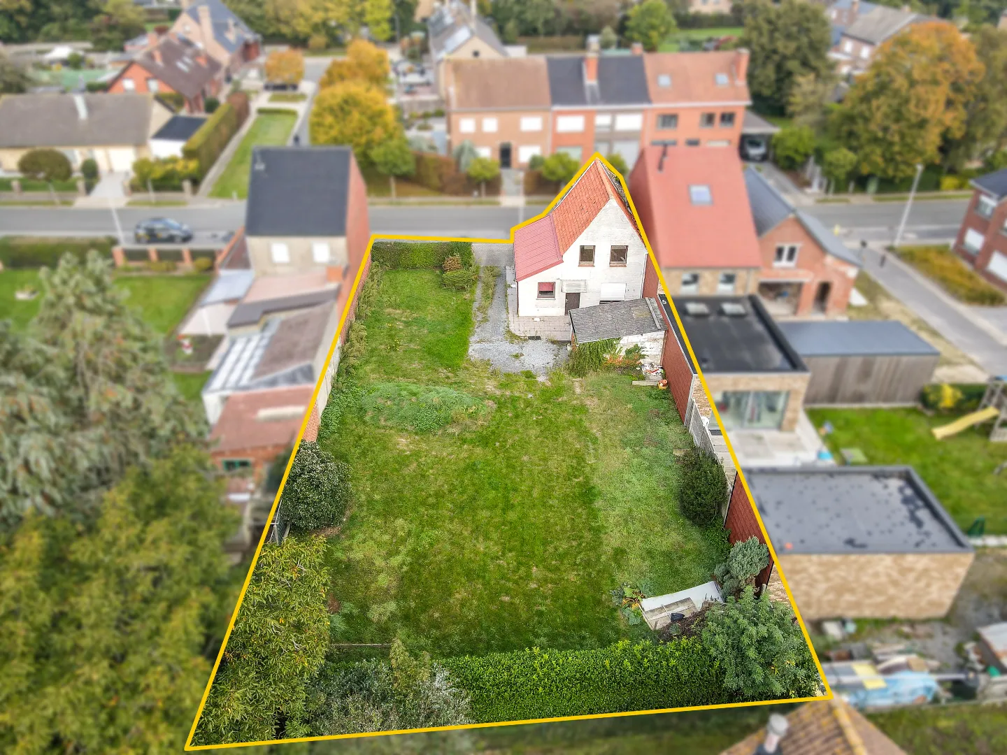 Ruim perceel bouwgrond met een oppervlakte van 608 m²