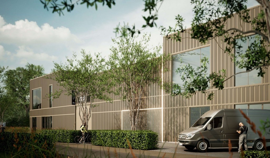 Nieuwbouw loodsen ter reservatie in project Heultje Westerlo