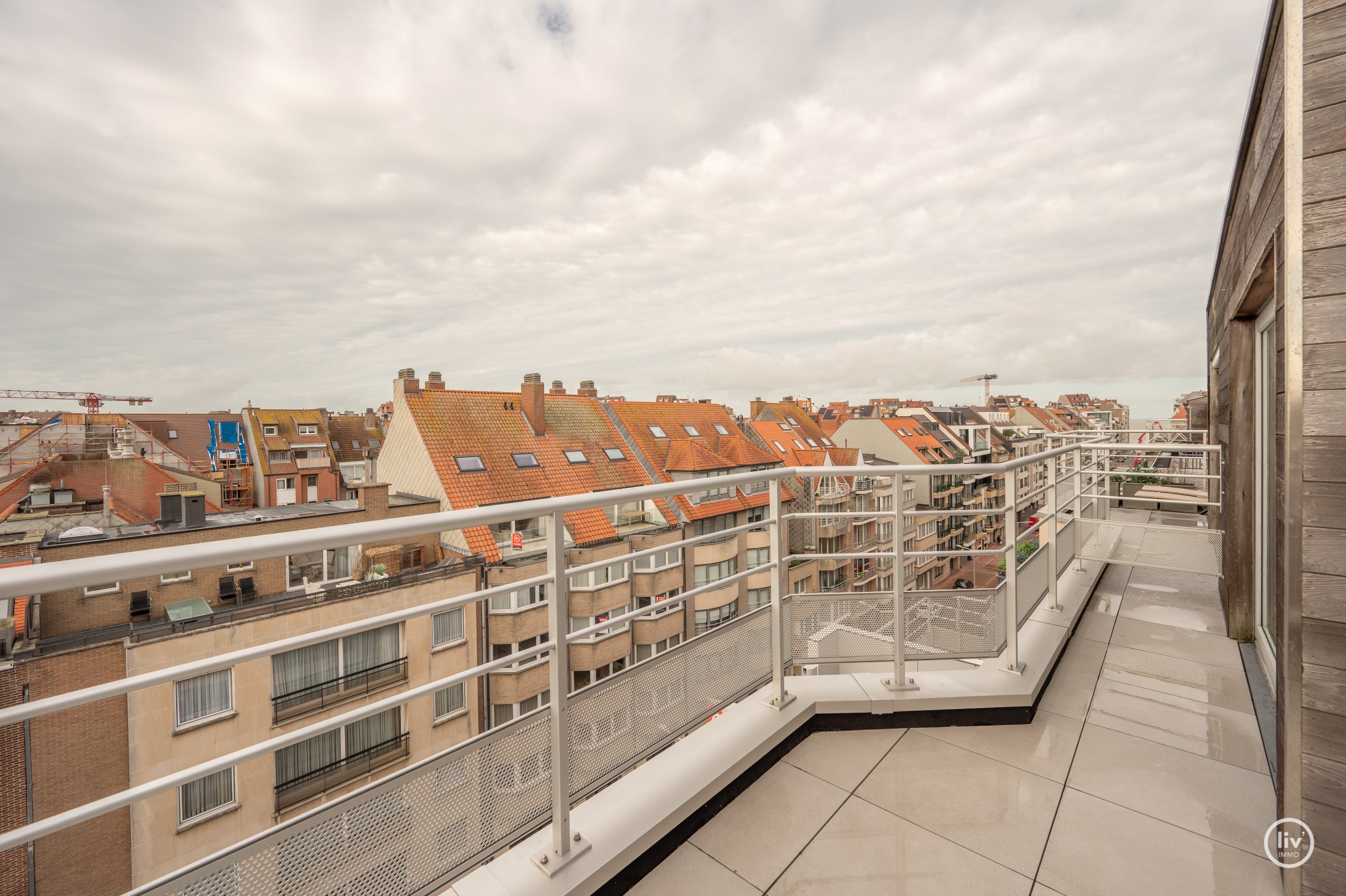 Ruim duplex-appartement (140 m²) met 3 slaapkamers en zonnige terrassen – Parmentierlaan 