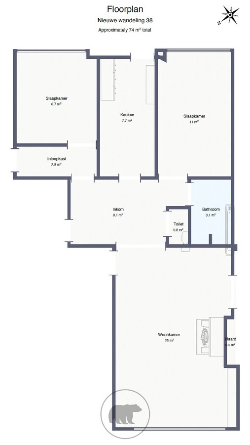 Wonen aan het Groenevalleipark met ruim terras 