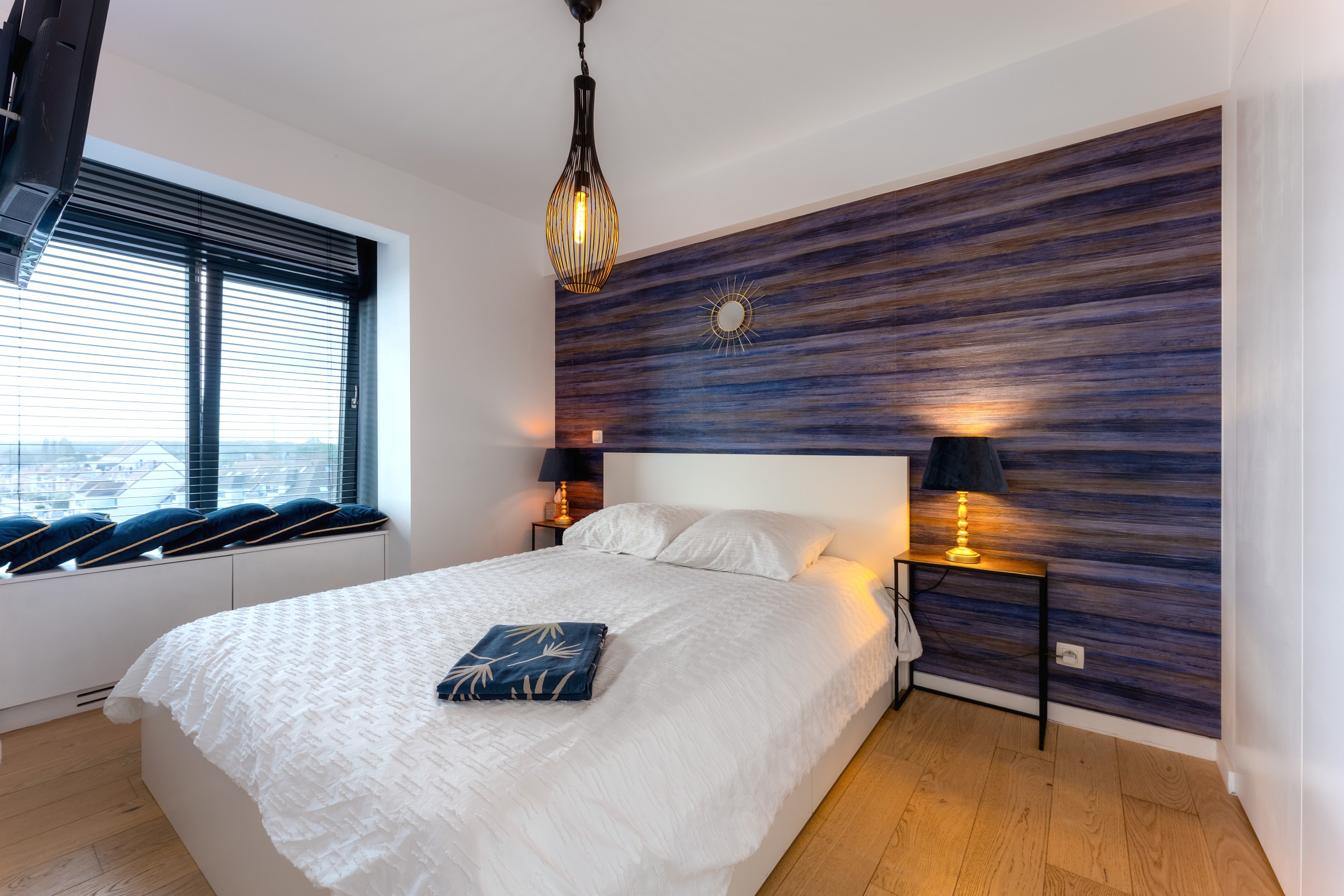 Hoek appartement met zijdelingszeezicht op centrale ligging 