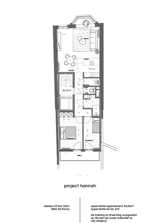 Appartement rénové et meublé à vendre à De Panne. 