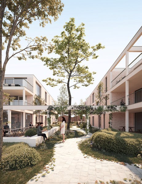 Nieuwbouw commercieel gelijkvloers te koop aan station Eke-Nazareth
