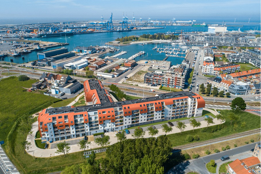 Een prachtig hotelproject in de maritieme omgeving van Zeebrugge 