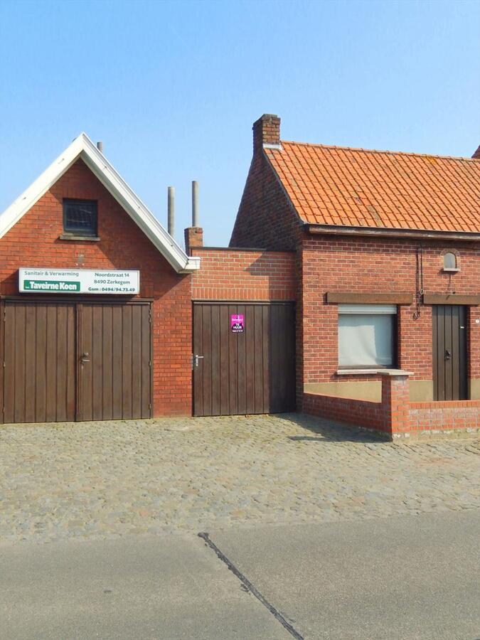 Opslagplaats in Zerkegem 