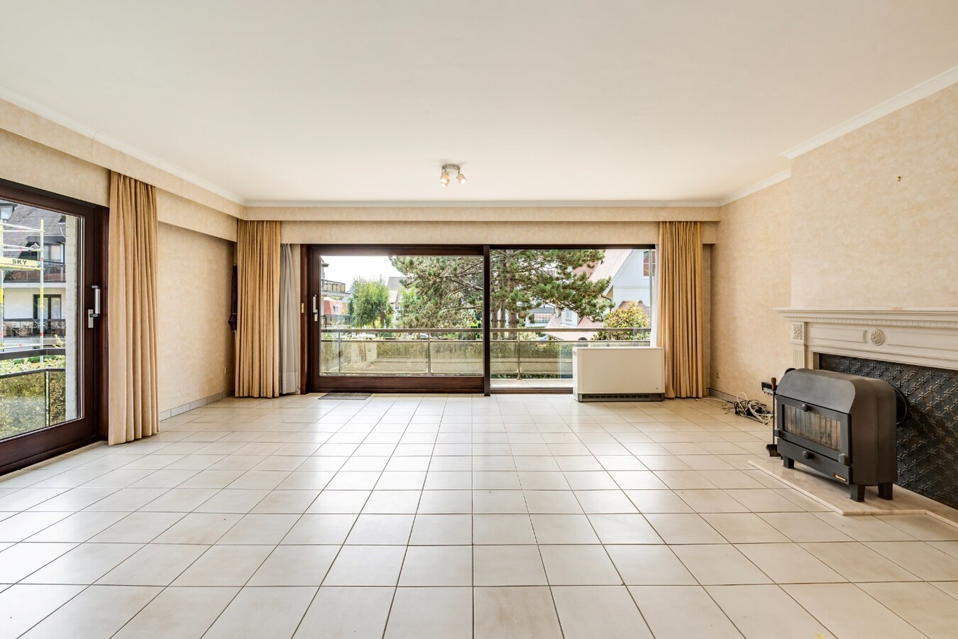 Villa-appartement op topligging nabij het Casino met zuidgericht terras en 2 slaapkamers 