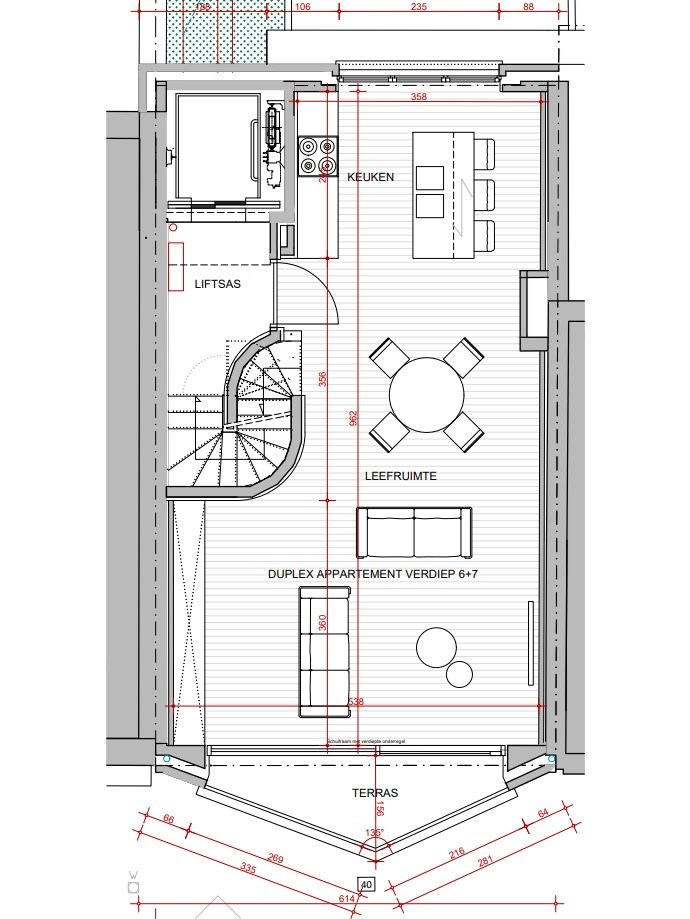 NIEUWBOUW DUPLEXAPP. MET ZIJDELINGS ZEEZICHT IN CENTRUM OOSTENDE 