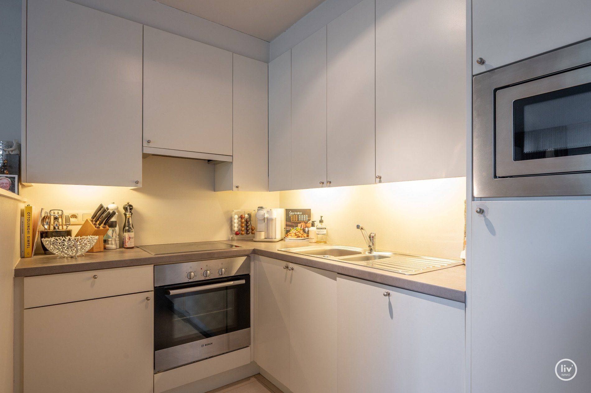 Portes ouvertes le samedi 21/02 - 13h-15h (Knokkestraat 478) : Appartement avec jardin, prêt à emménager et récemment construit (2007) à distance de marche de la digue de Duinbergen et de Duinenwater, 