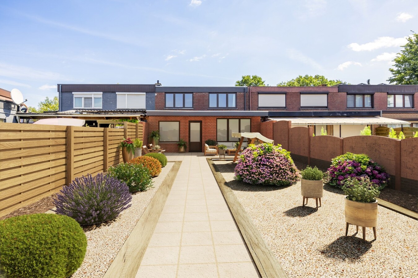 Ruime instapklare woning met 4 slaapkamers, tuin en garage. 