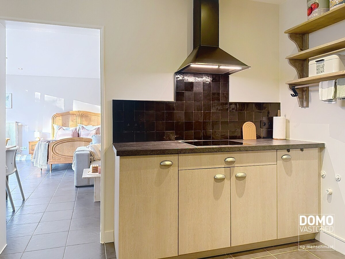 VOLLEDIG GEMEUBELDE 1 SLAAPKAMER STUDIO TE HASSELT (Stokrooie) 