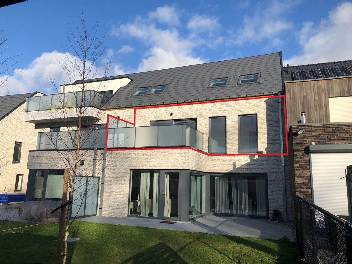 Nieuwbouw 2-slpk-appartement met terras te Asper 