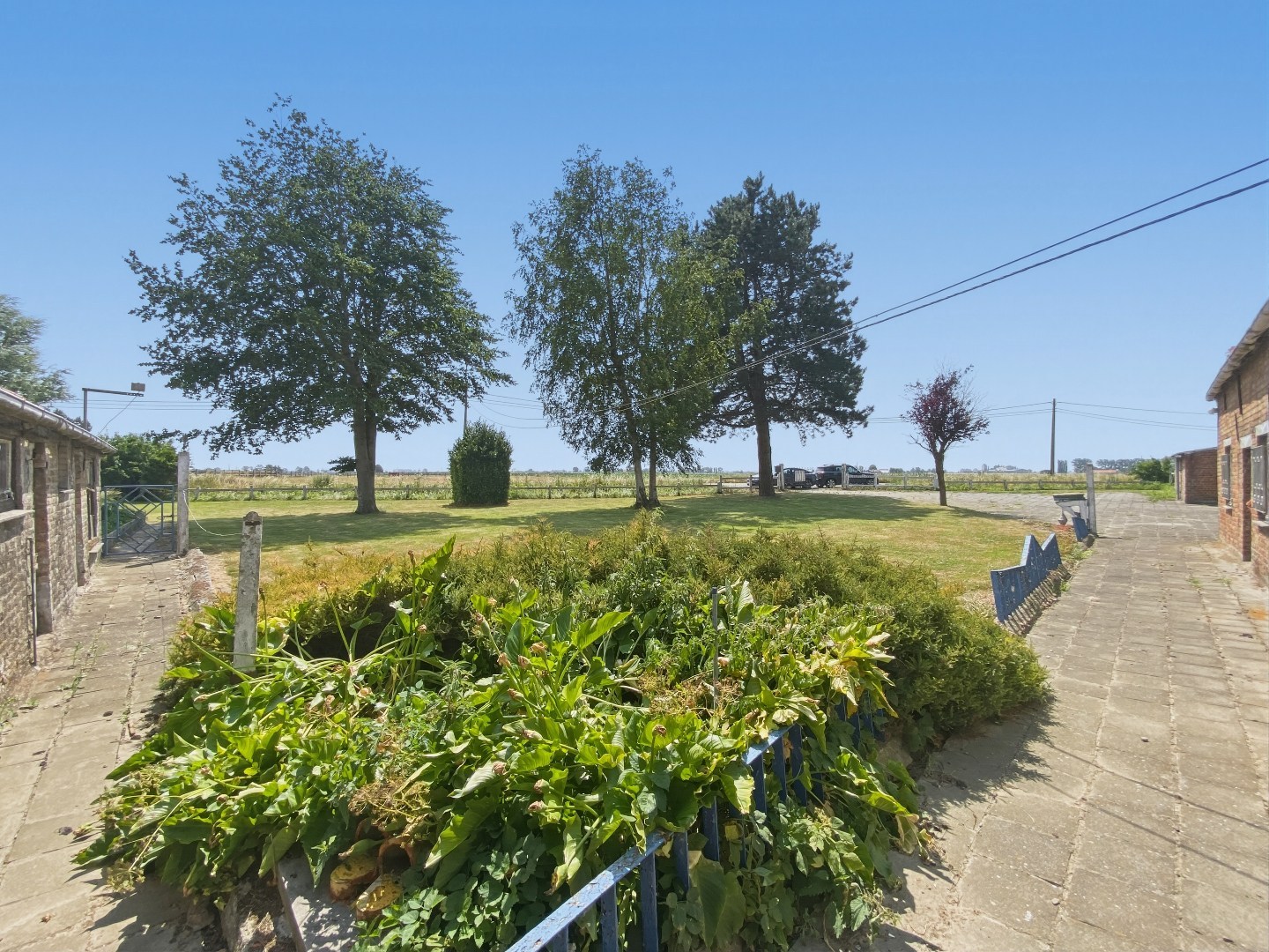 Authentieke hoeve met bijgebouwen en prachtige verzichten in Houtem (Veurne) 