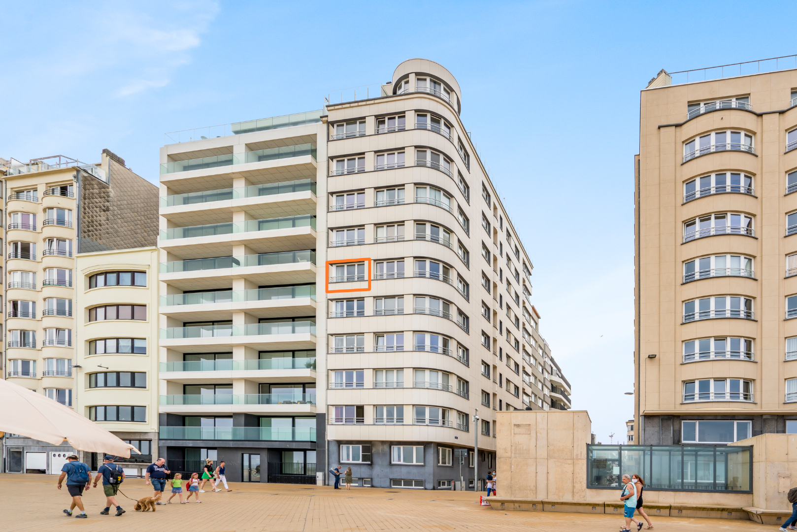 APPARTEMENT MET FRONTAAL ZEEZICHT IN CENTRUM OOSTENDE - 1 SLAAPKAMER 
