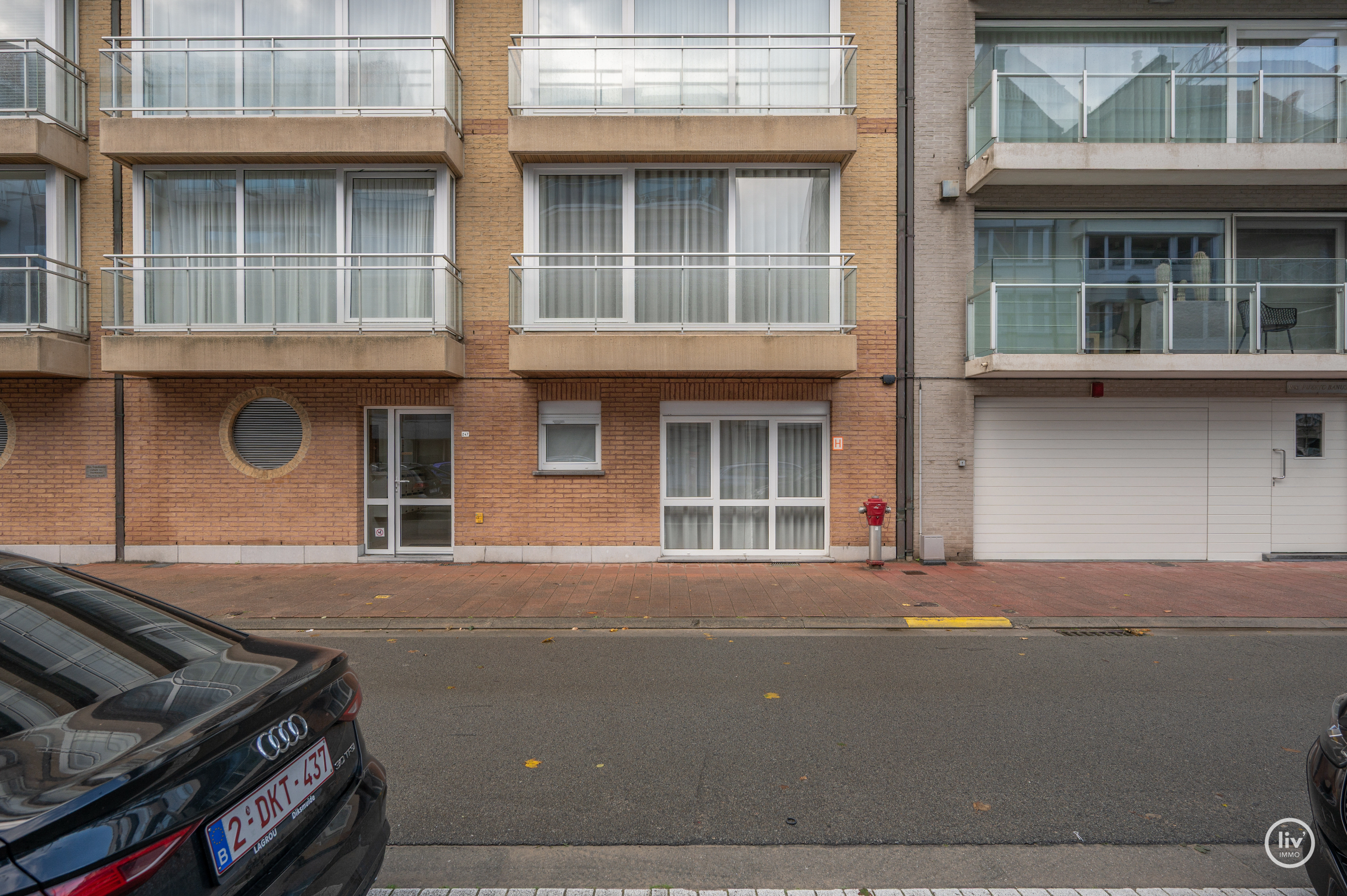Gezellig 1 slaapkamer met open keuken, goed gelegen op de Paul Parmentierlaan te Knokke. 