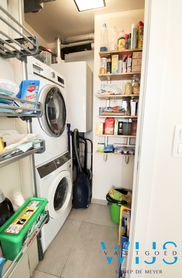 Gelijkvloers appartement met zonnige tuin &amp; dubbele garage te Sint-Laureins ! 