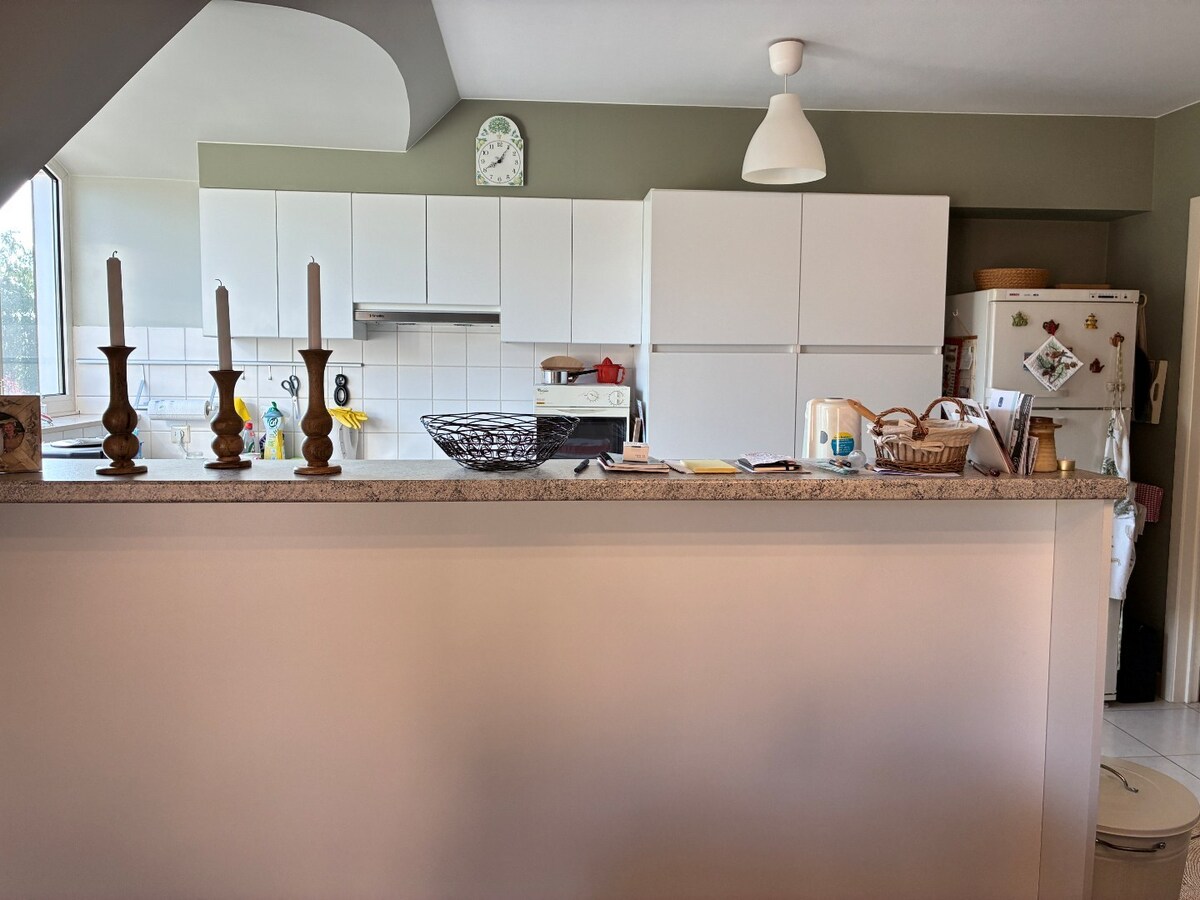 3 slpk-appartement met zicht op unieke tuin 