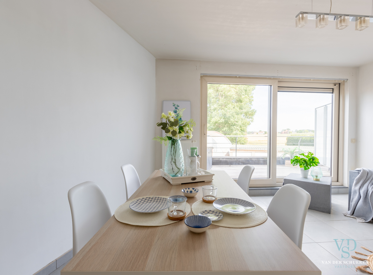 2 slaapkamer-appartement met terras én garage ! 