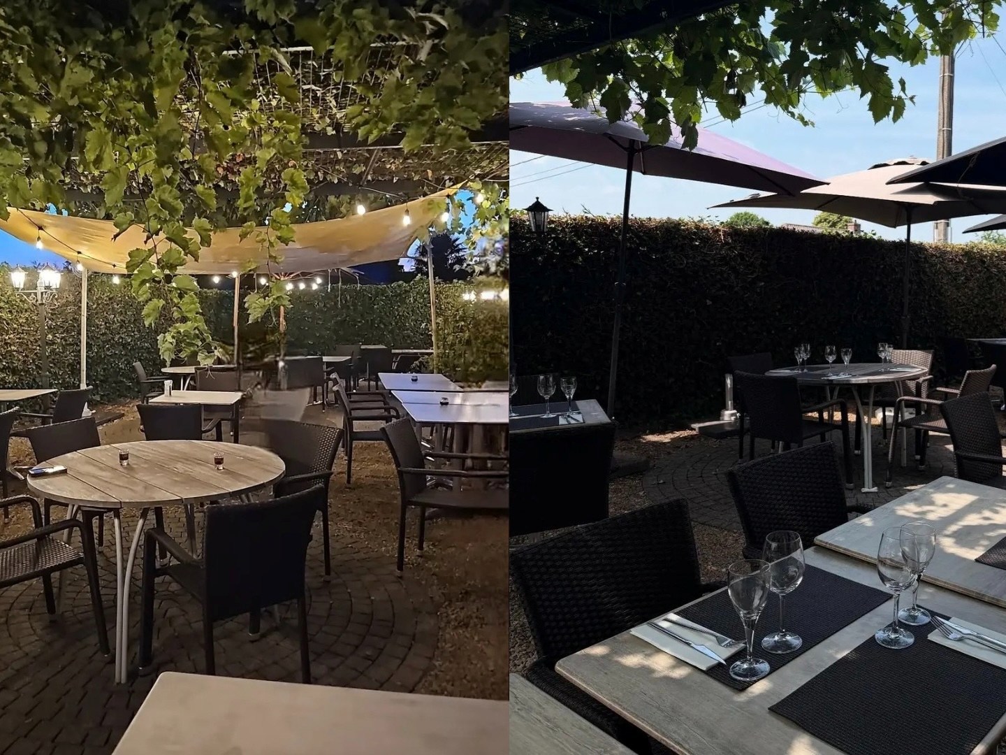 Te koop- Gebruiksklaar restaurant met terras en appartement in hartje Hijfte (Lochristi) 