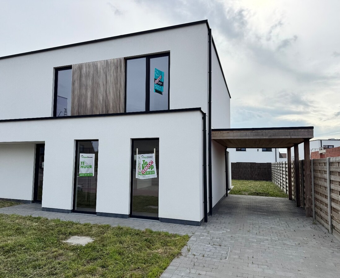 Halfopen nieuwbouwwoning met 3 slaapkamers te Koekelare 