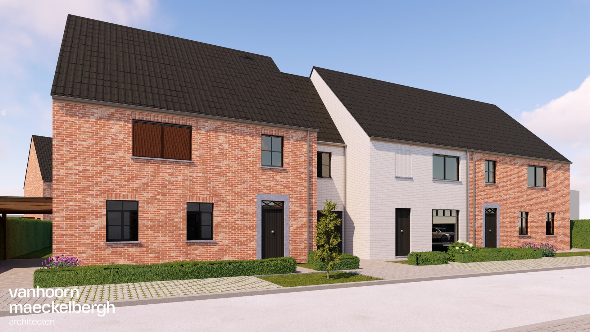 Ruime 3-slaapkamer nieuwbouwwoning met garage in het centrum van Gistel 