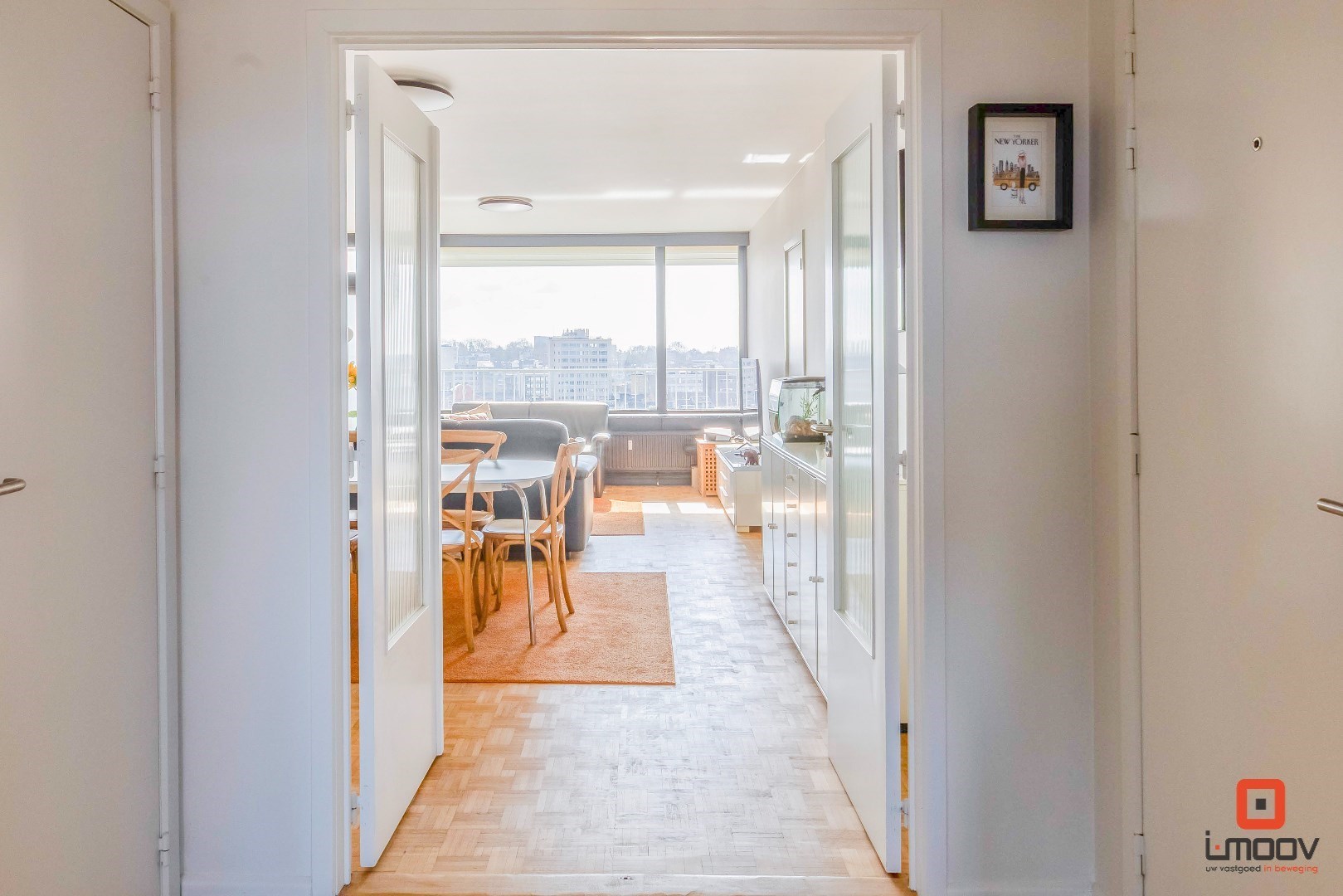 Prachtig, instapklaar 2 slaapkamer appartement met een open en wijds zicht op de stad 