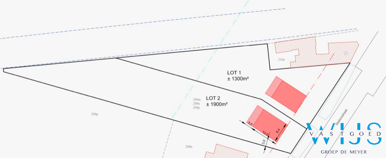 2 prachtige bouwloten te Boekhoute ! 