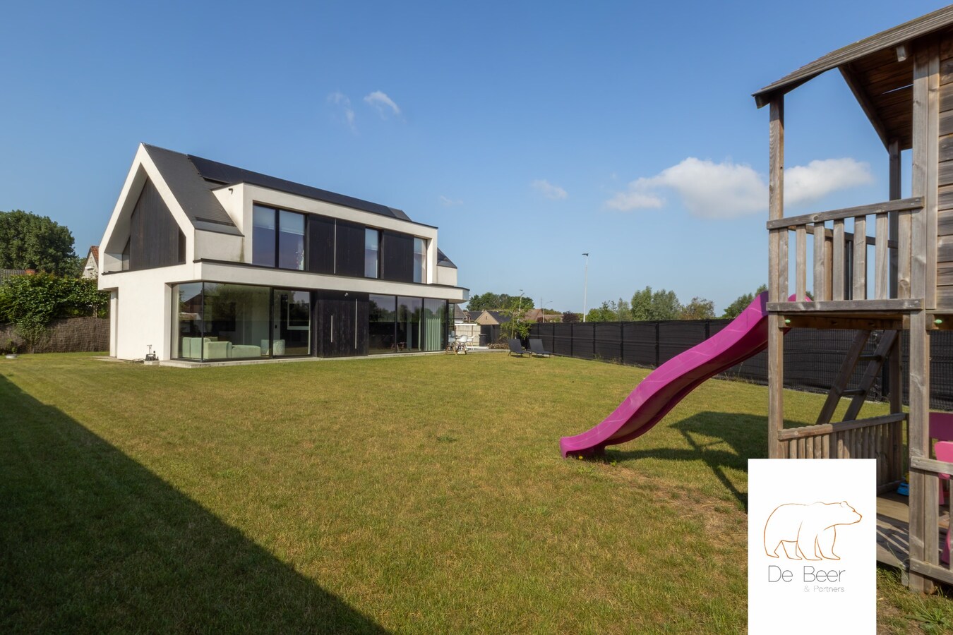 Exclusieve nieuwbouwvilla met zicht op natuur te Destelbergen 