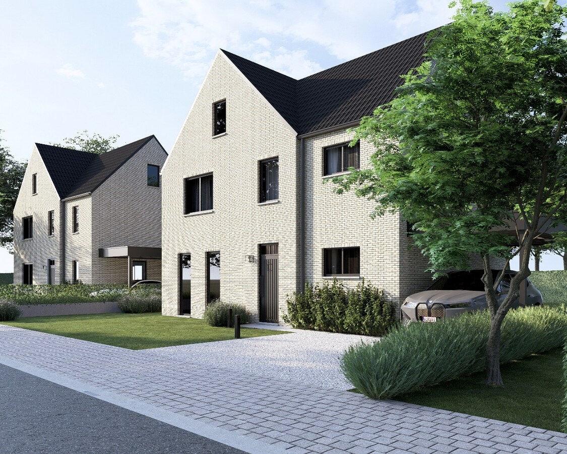 Nieuwbouwproject van 2 vrijstaande nieuwbouwwoningen op percelen van 6are en 6a22ca op een rustige locatie te Neeroeteren! 