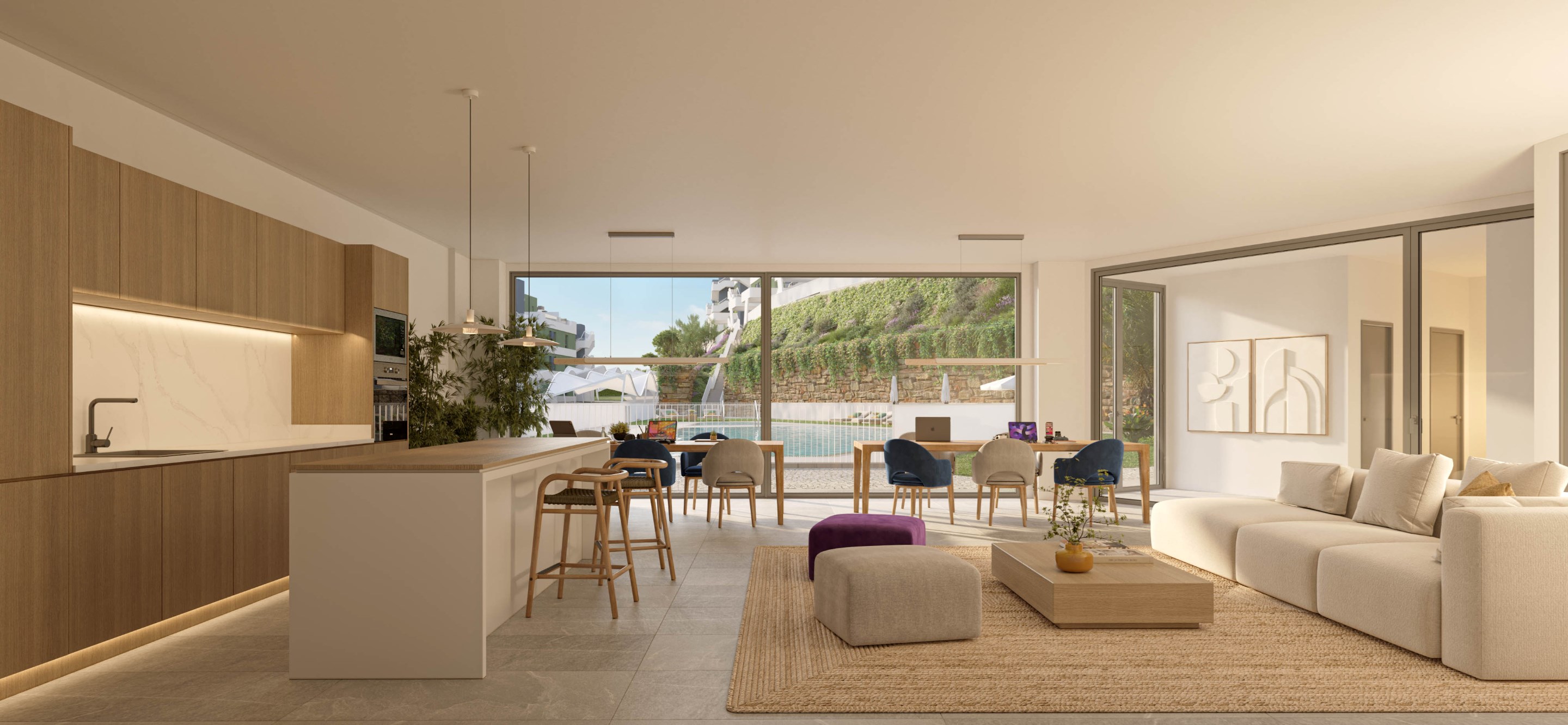 Bahia - stijlvolle appartementen aan de golfbaan van Calanova. 