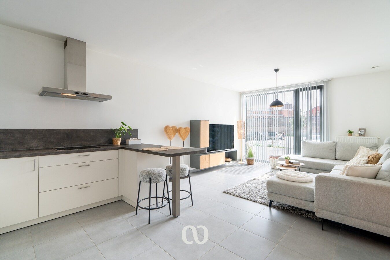 Appartement met 2 slaapkamers en groot terras in Oudenaarde 