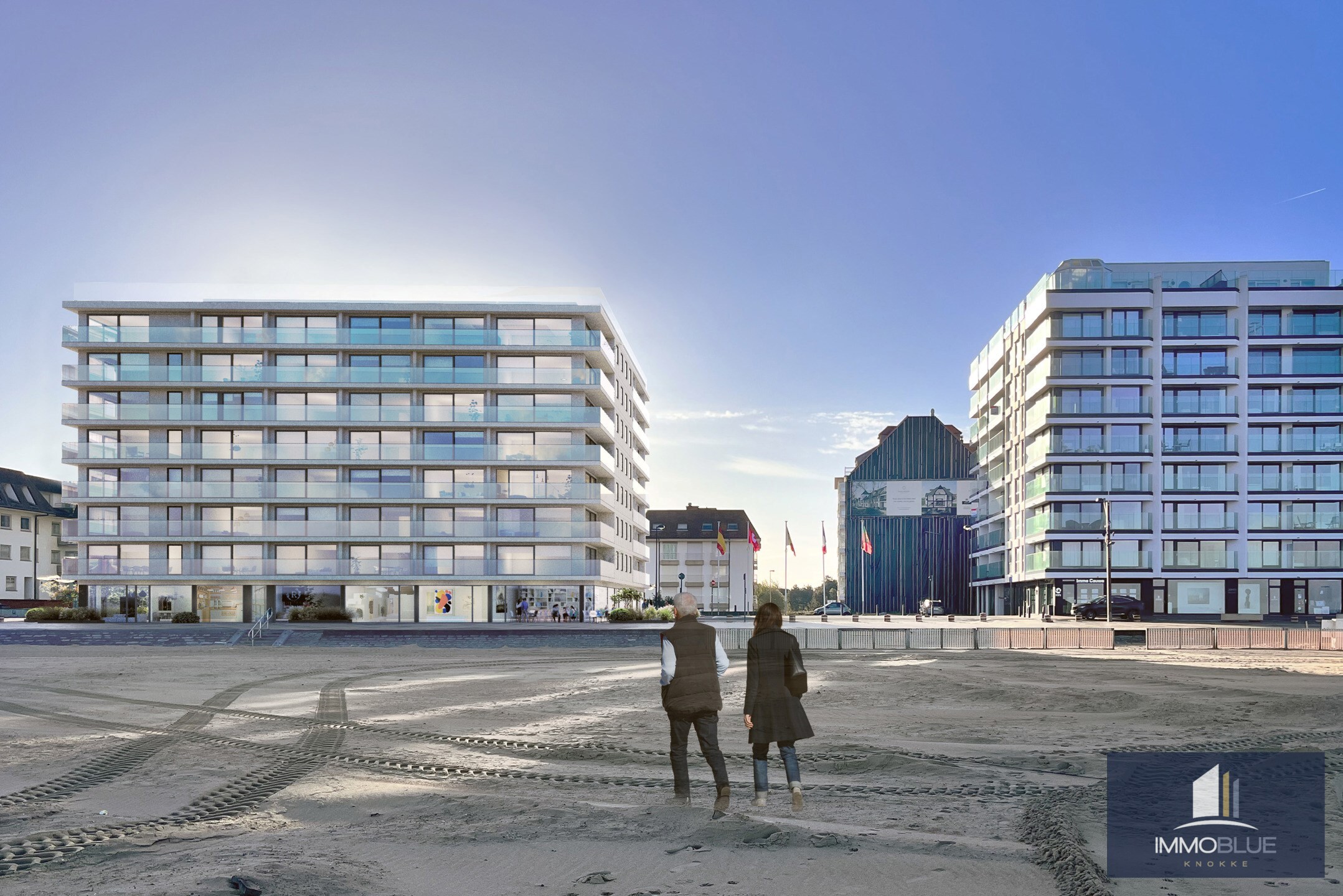 Volledig gerenoveerd hoek-appartement met een ruim zuid gericht terras gelegen aan de Zeedijk in het Zoute. 