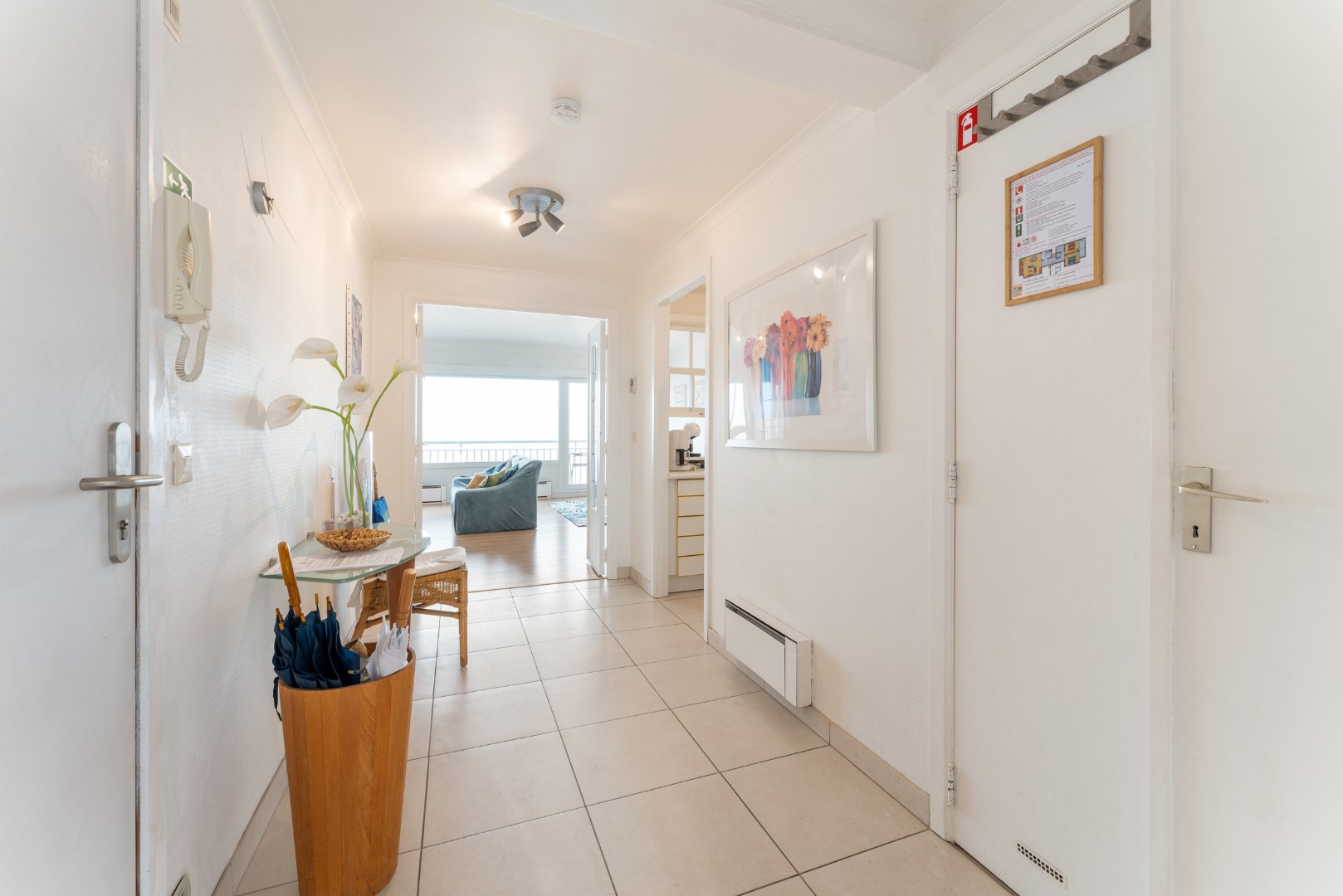 Appartement de vacances au centre d'Ostende avec une vue imprenable sur la mer et la ville 