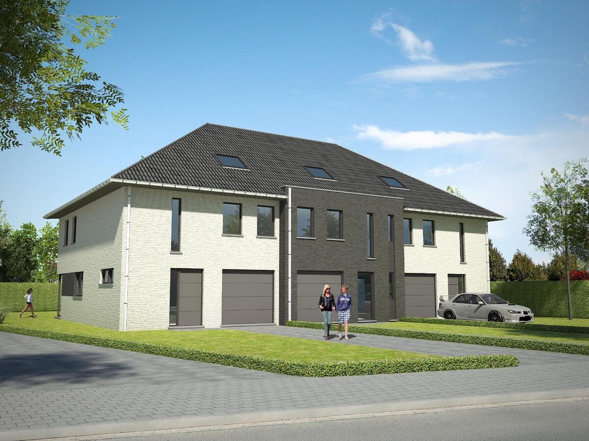 MODERNE HALF OPEN BEBOUWING IN NIEUWE VERKAVELING TE BREDENE 