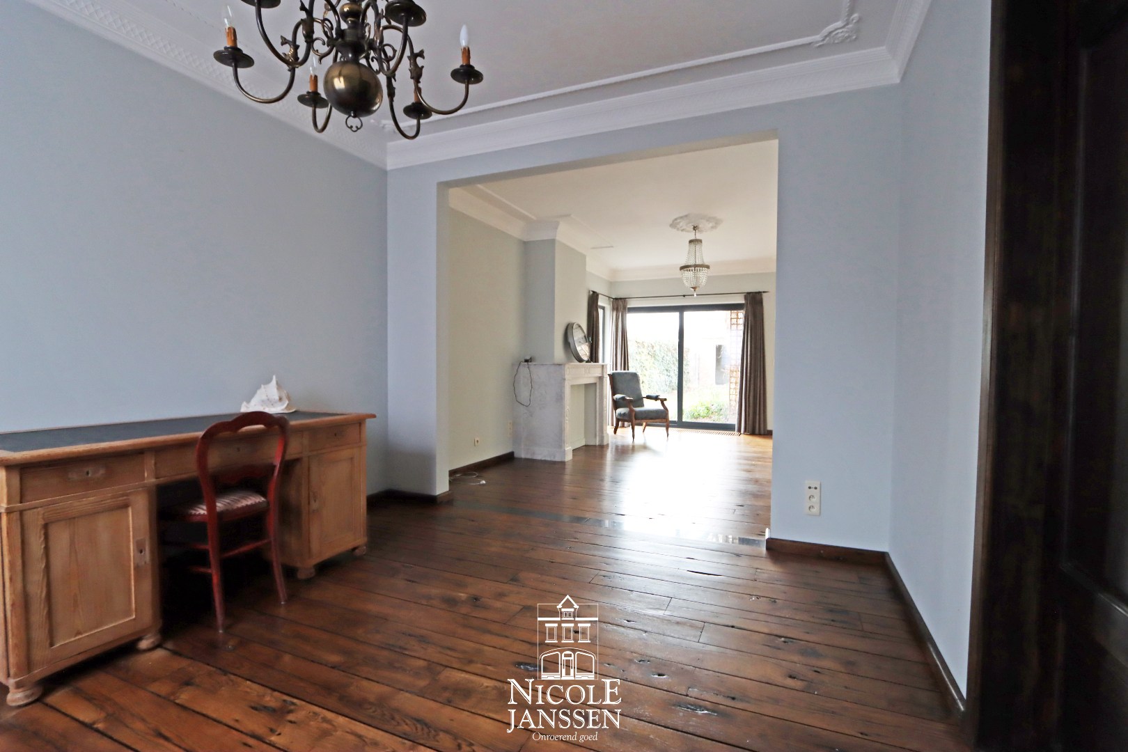 Authentieke houten vloer 