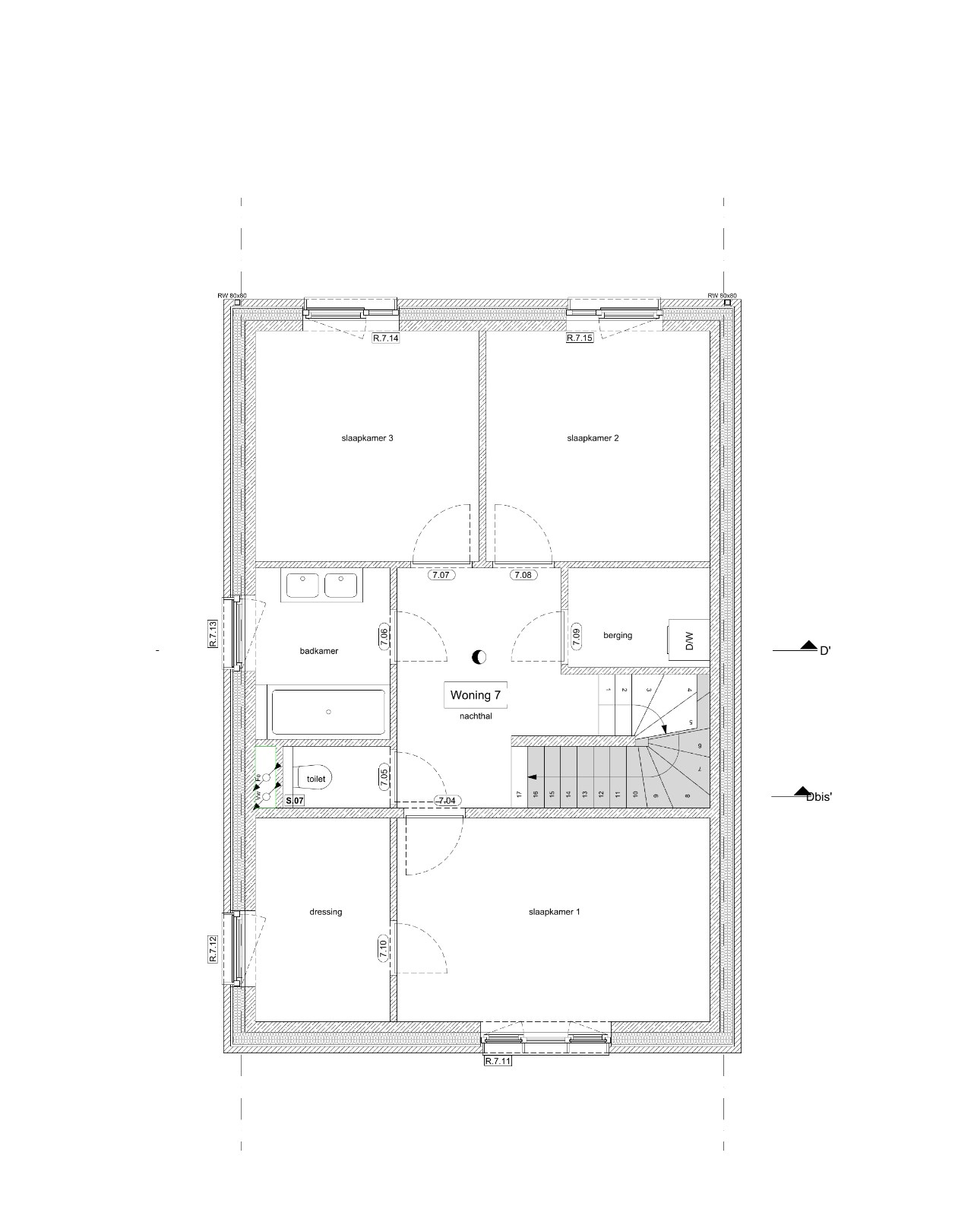 Nieuwbouw open bebouwing met 5 slaapkamers 