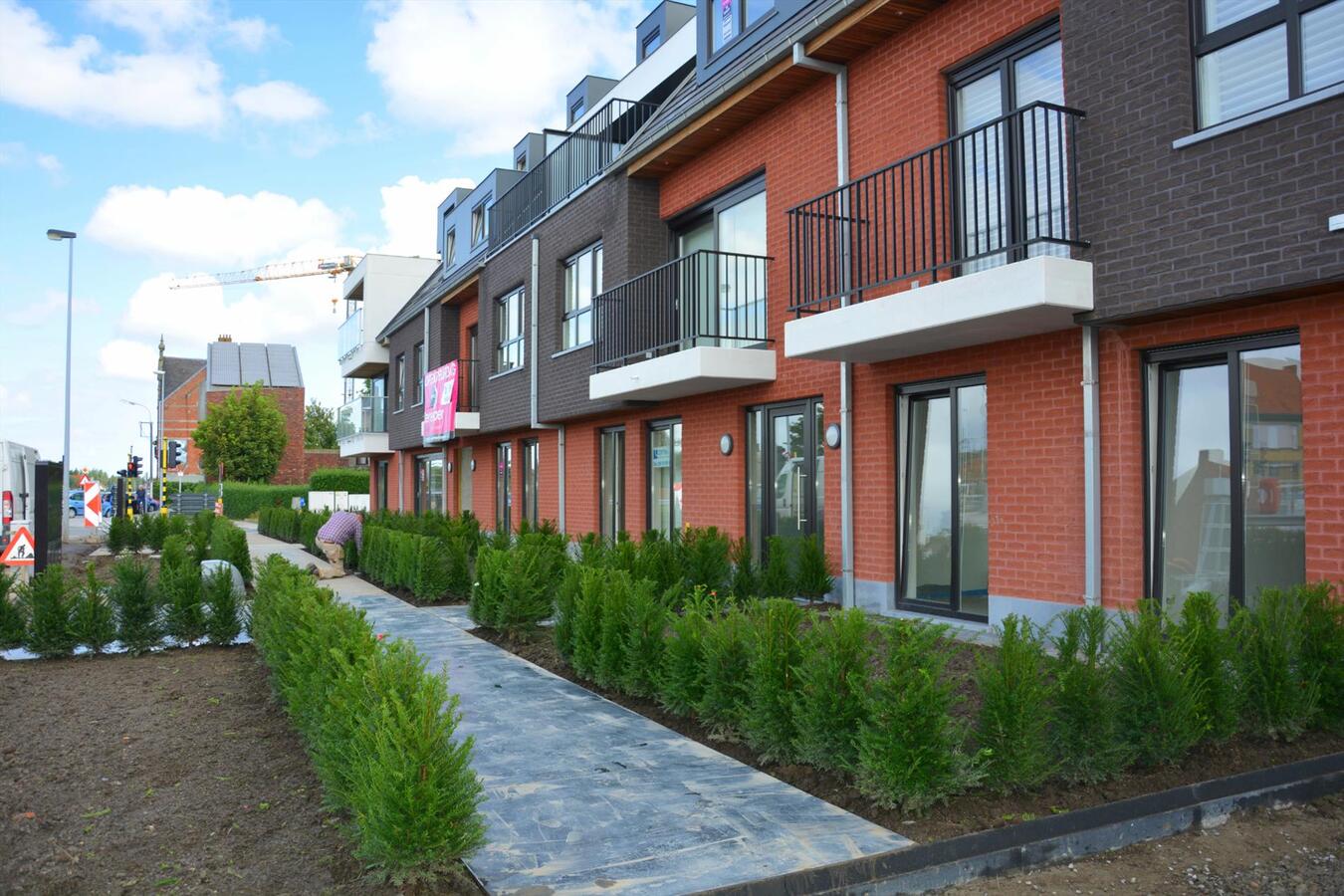 Nieuwbouwproject met zicht op het water 