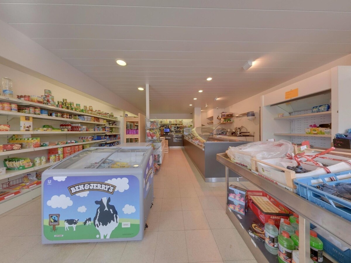 Handelspand met ruime woonst op topligging in Sint-Andries 