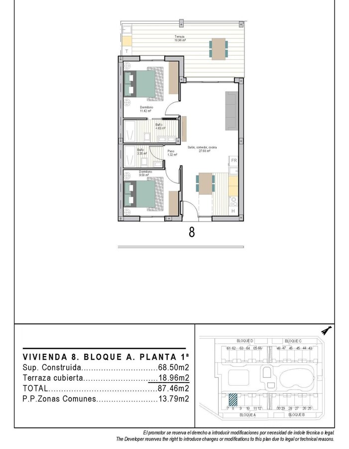 Appartement te koop in Torre Pacheco