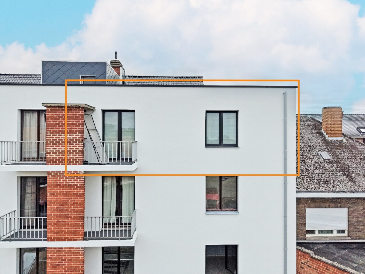Energiezuinig tweekamerappartement met garage centrum Zottegem 