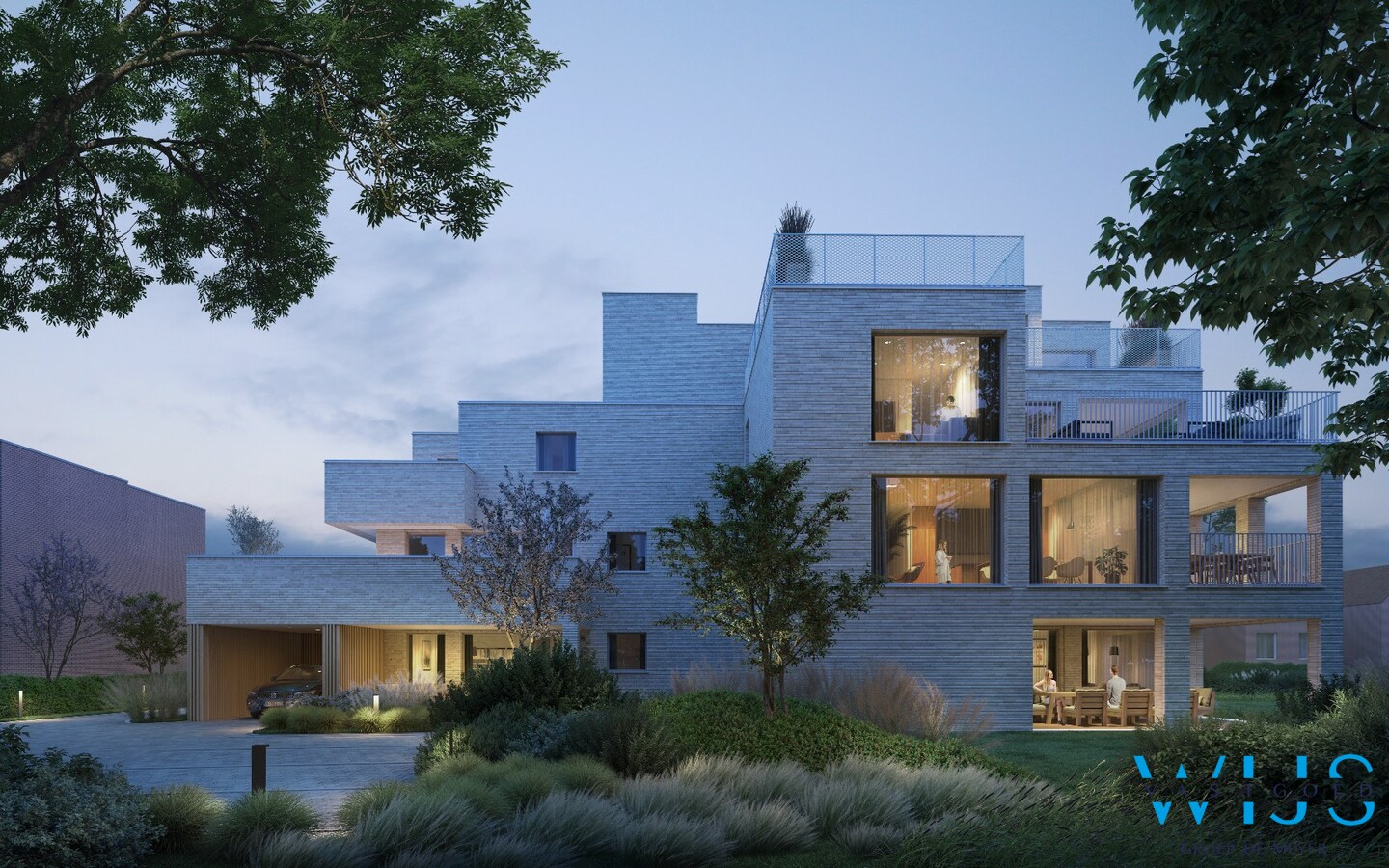 Prachtig nieuwbouwappartement met twee terrassen in centrum Wachtebeke! 