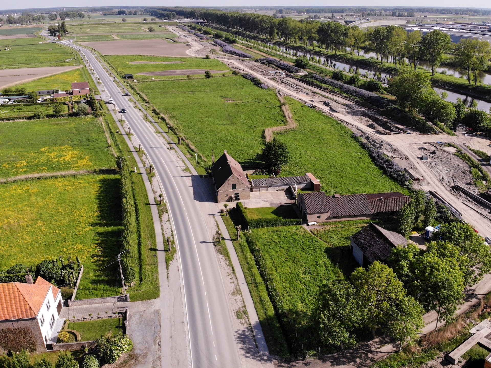Karakterhoeve te renoveren tussen Knokke en Brugge 
