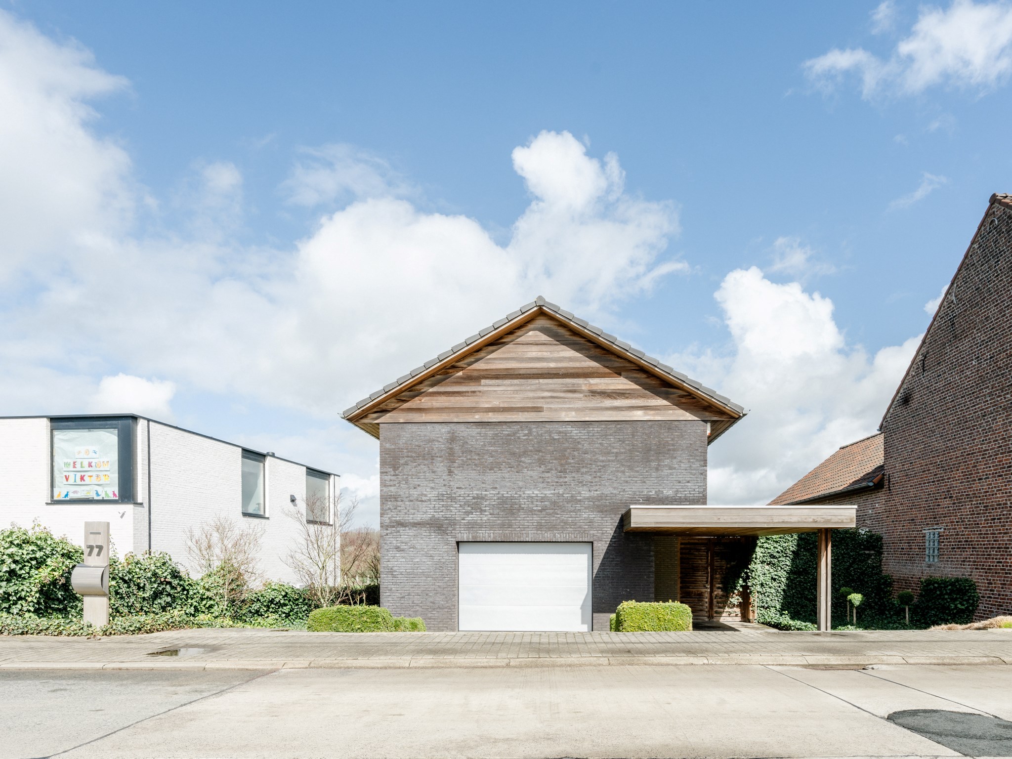 Moderne nieuwbouwvilla met zicht op groen 