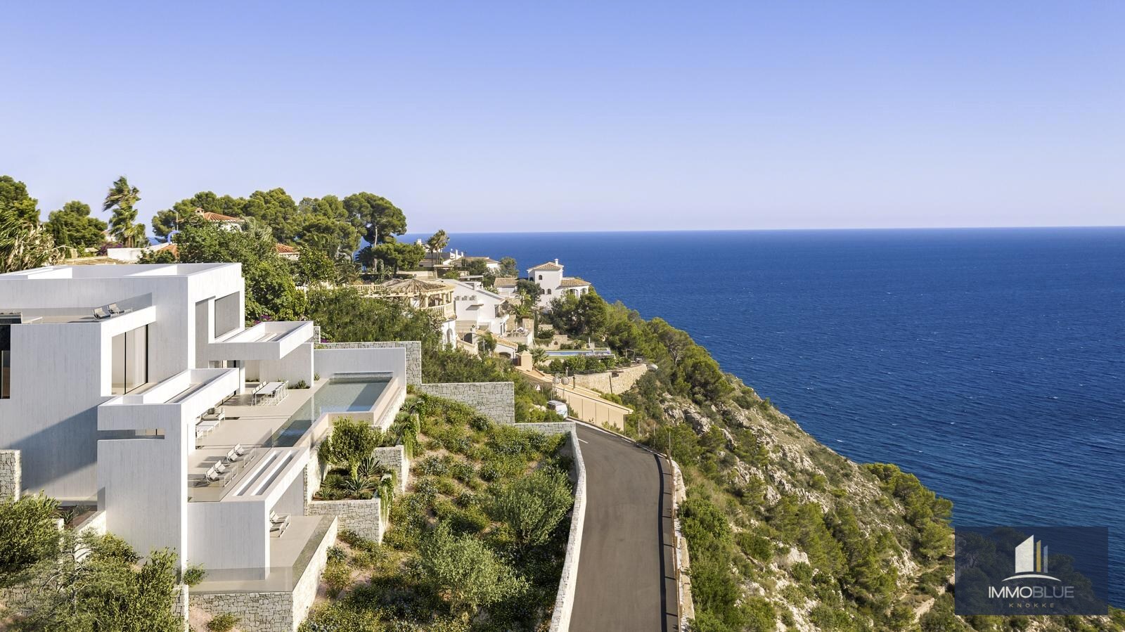 Nieuwbouwvilla met een prachtig zeezicht gelegen in La Granadella. 