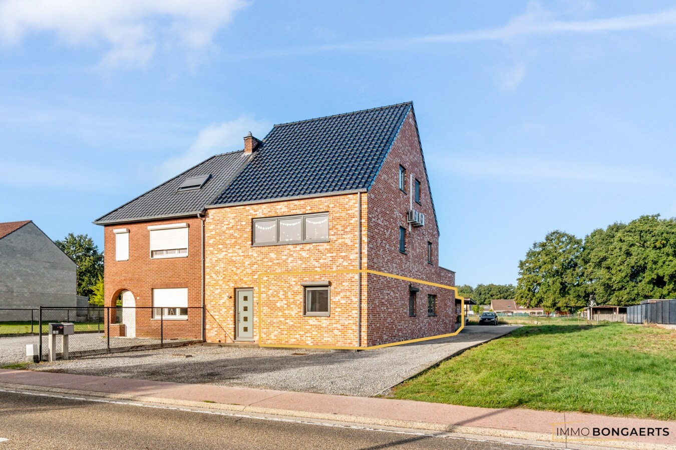 Gelijkvloers appartement met 2 slaapkamers 